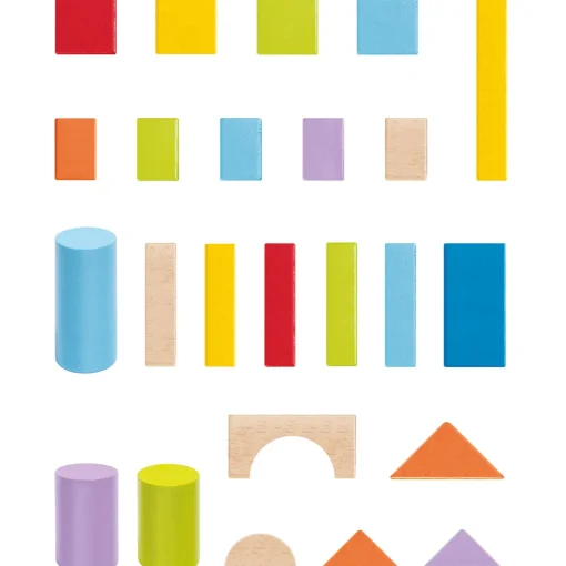 Wonderful Beech Blocks - 101 pieces