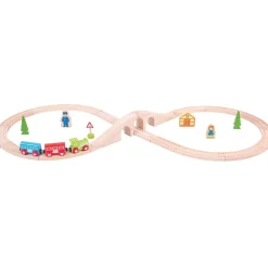 Wooden Figure of Eight Train Set