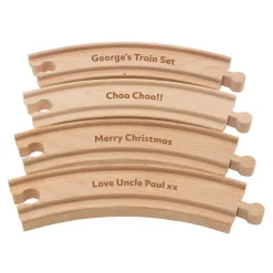 Wooden Figure of Eight Train Set