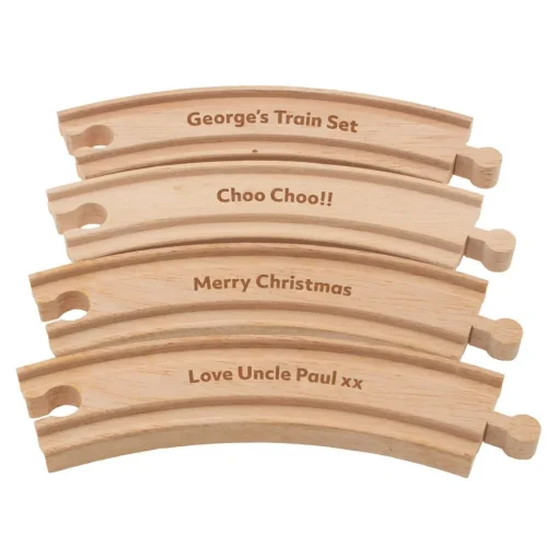 Wooden Figure of Eight Train Set
