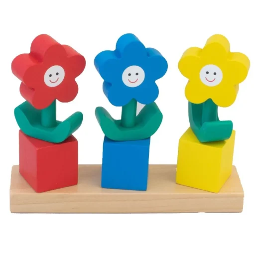 Wooden Flower Stacker