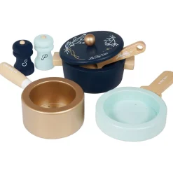 Wooden Pots & Pans Cooking Set