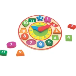 Wooden Shape Sorting Clock