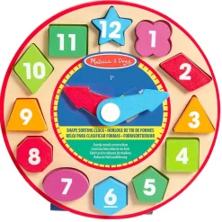 Wooden Shape Sorting Clock