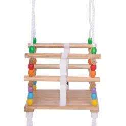 Wooden Toddler Cradle Swing