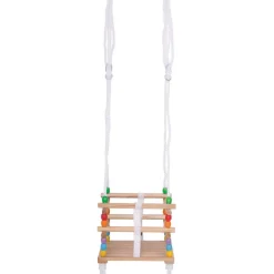 Wooden Toddler Cradle Swing