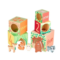 Woodland Animal Stacking Cubes
